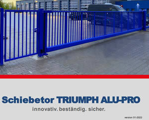 Datenblatt Schiebetor ALU-PRO